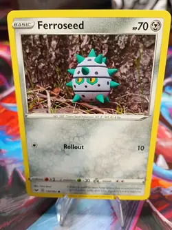 Ferroseed 130/202 Yuka Morii SWSH01: Sword & Shield Base Set Pokemon Card - Image 1