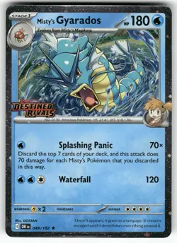 Misty's Gyarados (Prerelease) Holofoil Miscellaneous Cards & Products - 049/1... - Image 2