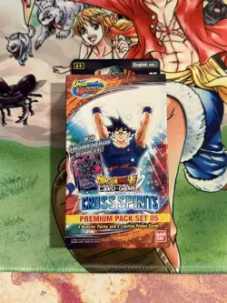 DRAGON BALL SUPER CARD GAME: CROSS SPIRITS PREMIUM PACK SET 05 FACTORY SEALED - Image 1