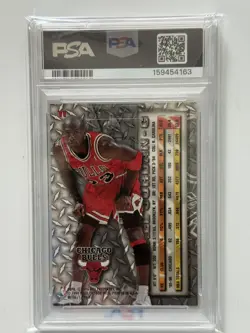 Michael Jordan 1996 Fleer Metal #11 PSA 6 EX-MT Chicago Bulls - Image 2