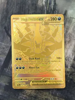 Gold Mega Darkrai ex 120/084 Pitch Black NM - Image 1