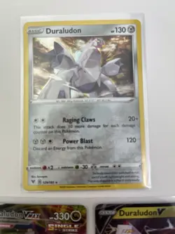 3 Card Lot Of Doraludon V 122 & Vmax 123 Basic 129 Holo Pokemon TCG - Image 2