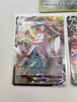 3 Card Lot Of Doraludon V 122 & Vmax 123 Basic 129 Holo Pokemon TCG - Image 3