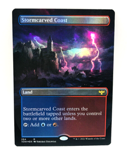 MTG Stormcarved Coast FOIL Borderless 284 NM+ Innistrad Crimson Vow Rare Magic - Image 1