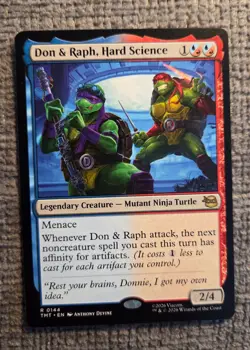 DOM & RAPH, HARD SCIENCE ~ NM ~ MTG - 0144 TMT Ninja Turtles TMNT - Image 1