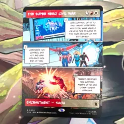 The Super Hero Civil War 308 (Borderless) MTG: Marvel Super Heroes - NM - Image 1