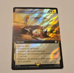 Wizards of the Coast MTG PIP Austere Command R 0975 Rare Foil Sorcery White Eng - Image 2