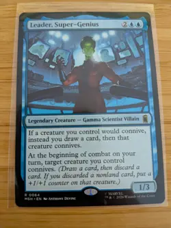 MTG Leader, Super-Genius 0064 Marvel Super Heroes M/NM Free UK P&P - Image 1