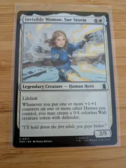 MTG Invisible Woman, Sue Storm 0017 Marvel Super Heroes M/NM Free UK P&P - Image 1