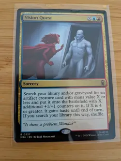 MTG Vision Quest 0237 Marvel Super Heroes M/NM Free UK P&P - Image 1