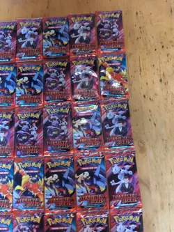 Pokemon SV Destined Rivals 36 loose packs sealed brand new Cards Mewtwo - Image 3