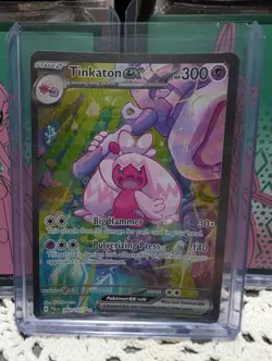 Tinkaton ex Pokemon card from the Paldea Evolved set (262/193) - Image 1