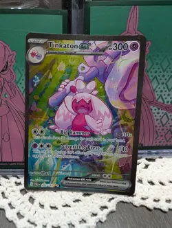 Tinkaton ex Pokemon card from the Paldea Evolved set (262/193) - Image 4