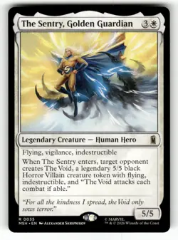 The Sentry, Golden Guardian 35 Rare Marvel Super Heroes Magic: The Gathering NM - Image 1