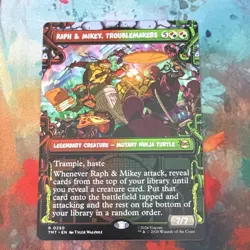 Raph & Mikey, Troublemakers (Showcase) 0250 Teenage Mutant Ninja Turtles MTG - Image 1