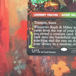 Raph & Mikey, Troublemakers (Showcase) 0250 Teenage Mutant Ninja Turtles MTG - Image 5