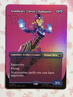 Marvel Super Heroes Magic: The Gathering Ironheart, Clever Champion (Borderless) - Image 1