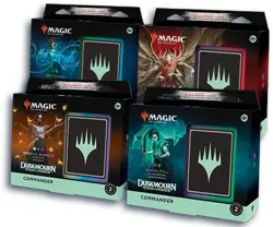 Duskmourn Commander Deck Display Set Of 4 Sealed Case - New MTG - Image 1