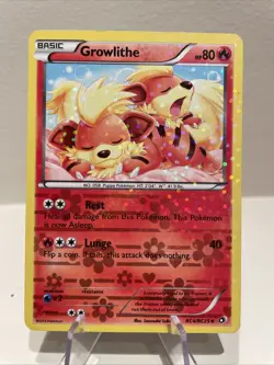 Growlithe RC4/RC25 Legendary Treasures: Radiant collection Uncommon Holo MP - Image 1