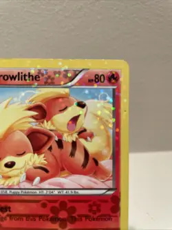 Growlithe RC4/RC25 Legendary Treasures: Radiant collection Uncommon Holo MP - Image 3