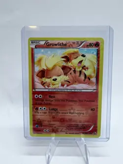 Growlithe RC4/RC25 Legendary Treasures Radiant Collection Reverse Holo Uncommon - Image 1