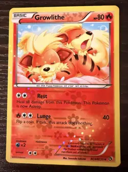 Growlithe RC4/RC25 Legendary Treasures Radiant Collection Reverse Holo Uncommon… - Image 1