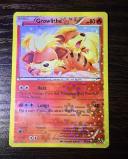 Growlithe RC4/RC25 Legendary Treasures Radiant Collection Reverse Holo Uncommon… - Image 2