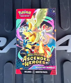 Pokemon TCG Mega Evolution Ascended Heroes Booster Bundle - 6 Booster Packs, 6+ - Image 1