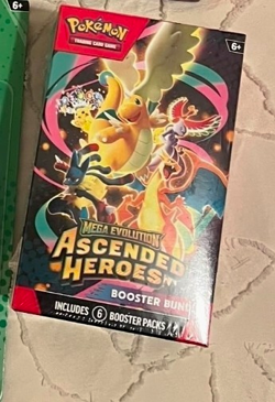 Pokemon TCG Mega Evolution Ascended Heroes Booster Bundle 6 Packs English - Image 1