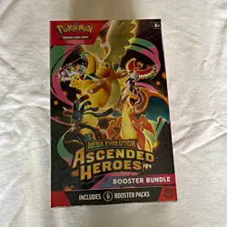 Mega Evolution—Ascended Heroes Pokemon TCG Booster Bundle 6 Packs (EN) - Image 1