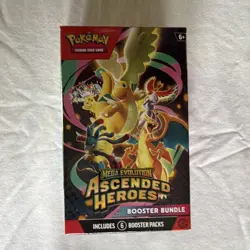 Mega Evolution—Ascended Heroes Pokemon TCG Booster Bundle 6 Packs (EN) - Image 1