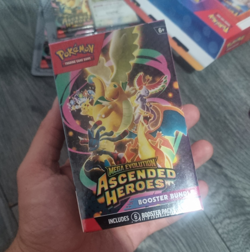 Pokemon Booster Bundle 6 Packs Pokemon TCG Mega Evolution Ascended Heroes 6+ - Image 1