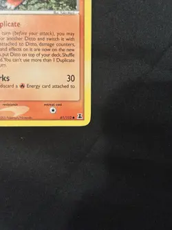 Pokemon TCG Ditto (Charmander) 061/113 Delta Species 60 HP Regular Common EN - Image 3