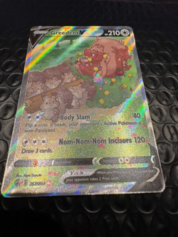 Greedent V 257/264 Ultra Rare Alternative Art NM Pokemon Fusion Strike - Image 1