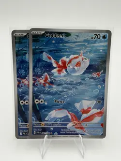 Goldeen 087/084: Pokemon TCG Pitch Black Illustration Rare IR NM - Image 3
