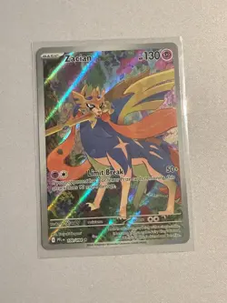 Zacian 100/094 Illustration Rare Phantasmal Flames Pokemon Holo Near Mint - Image 1