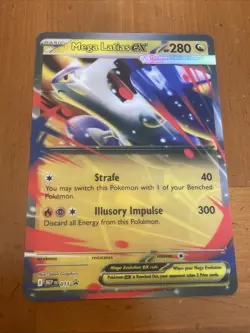 JUMBO OVERSIZED 2025 Pokemon Mega Evolution MEP EN Mega Latias ex BSP Promo #011 - Image 1