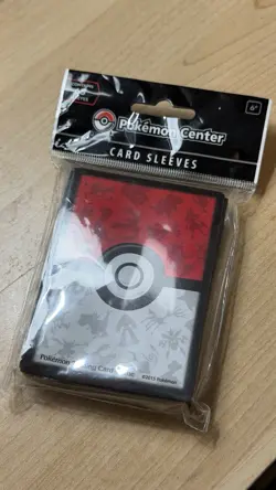 Pokemon Center Exclusive Sleeves, New Sealed 2015, Pokeball Design - Image 1