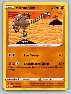 Pokemon TCG Pokemon Hitmonlee 094/202 Hitmonlee Uncommon Regular - Image 1