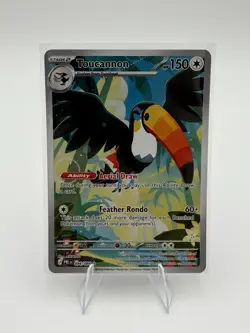 Toucannon 094/084: Illustration Rare Pokemon TCG Pitch Black NM - Image 1