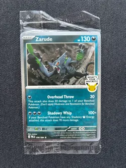 Pokemon Zarude 056/084 Pitch Black Promo GameStop NEW SEALED - Image 1