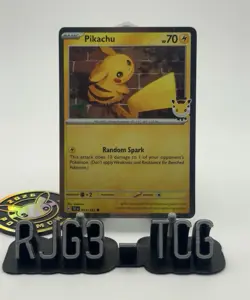 Pikachu 051/162 Pokemon Day 2026 - Anniversary Stamped NM - Image 1