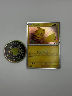 Pikachu 051/162 Pokemon Day 2026 - Anniversary Stamped NM - Image 2