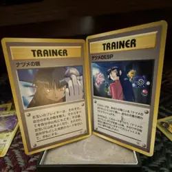 Pokemon TCG Gym Challenge Sabrina Trainer Lot 2 Japanese 1st Ed Gaze + ESP - Image 1