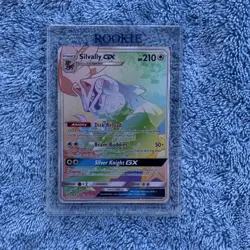 Pokemon Silvally GX Secret Rainbow Rare 262/236 Cosmic Eclipse Holo 210 HP - Image 1