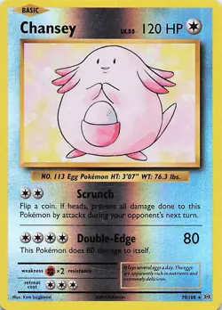 Chansey - Pokemon Reverse Holo Holo Rare 2016 Evolutions 70/108 LP - Image 1