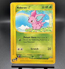 Pokemon TCG: Nidoran 96/147 Aquapolis (Damaged) - Image 1