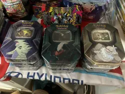 Pokemon Triple Whammy Tin EN Case of 6 - Image 5