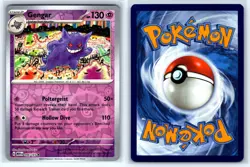 GENGAR 094/165 RARE 151 POKEMON REVERSE HOLO LP - Image 1