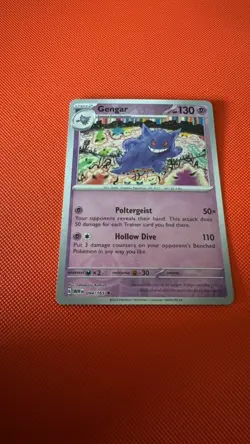 Gengar 094/165 Rare 151 Pokemon Reverse Holo Near Mint - Image 1